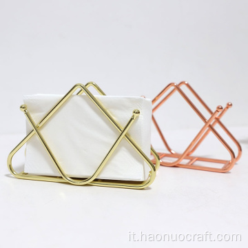 Portarotolo minimalista con portasciugamani di carta a triangolo